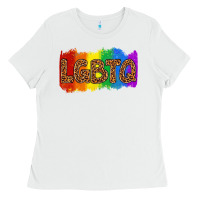 White lgbtq Ladies Tee - texasbilliewilder