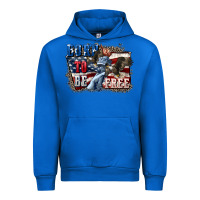 Cobalt Born to be free Urban Hoodie - CowGirlArtShop