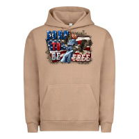 Pigment Burro Born to be free Urban Hoodie - CowGirlArtShop