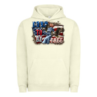 Pigment Pistachio Born to be free Urban Hoodie - CowGirlArtShop