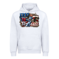 White Born to be free Urban Hoodie - CowGirlArtShop