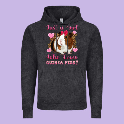 Just A Girl Love Who Loves Guinea Pigs Vintage Hoodie Designed By Artiststas