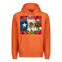 Carrot Mexican and Puerto Rico flag Premium Hoodie - texasbilliewilder