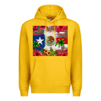 Lemon Mexican and Puerto Rico flag Premium Hoodie - texasbilliewilder