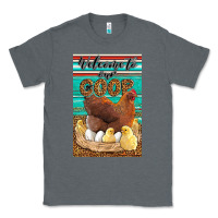 Charcoal Heather Western Welcome To Our Coop Classic Tee - LillyAllenDesigns