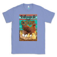 Colony Blue Western Welcome To Our Coop Classic Tee - LillyAllenDesigns