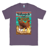 Lavender Western Welcome To Our Coop Classic Tee - LillyAllenDesigns