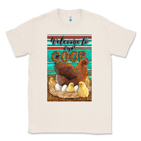 Natural Western Welcome To Our Coop Classic Tee - LillyAllenDesigns