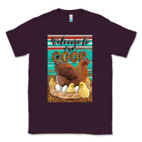 Plum Western Welcome To Our Coop Classic Tee - LillyAllenDesigns