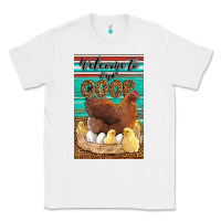 White Western Welcome To Our Coop Classic Tee - LillyAllenDesigns