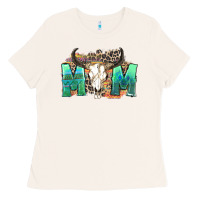 Bone mom with bull skull Ladies Tee - Zillion Design Studio