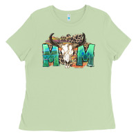 Matcha mom with bull skull Ladies Tee - Zillion Design Studio