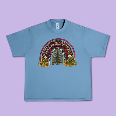 Rainbow Tree Urban Heavy Tee Designed By Adodesignshop