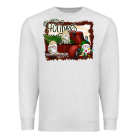 Oatmeal Heather happy holidays gnomes Christmas Truck Premium Sweatshirt - Bettercallsaul