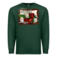 Sports Green happy holidays gnomes Christmas Truck Premium Sweatshirt - Bettercallsaul