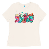 Bone mermaid tail coffee cups Ladies Tee - Zillion Design Studio