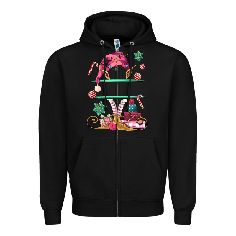 Pink Elf Costom Name And Preview Zipper Hoodie by MaliasSmallBusiness | Teevron