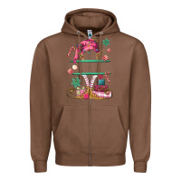 Chestnut pink elf costom name and preview Zipper Hoodie - MaliasSmallBusiness