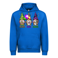 Cobalt Mardi Gras squad with gnomies Urban Hoodie - HowdyJamesFarm