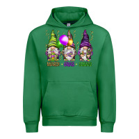 Emerald Mardi Gras squad with gnomies Urban Hoodie - HowdyJamesFarm