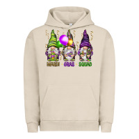 Pigment French Oak Mardi Gras squad with gnomies Urban Hoodie - HowdyJamesFarm