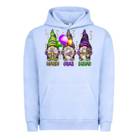 Pigment Grape Ice Mardi Gras squad with gnomies Urban Hoodie - HowdyJamesFarm