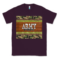Plum army mom leopard glitter camouflage Classic Tee - BarkalooDesign