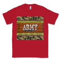Red army mom leopard glitter camouflage Classic Tee - BarkalooDesign