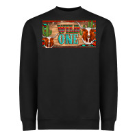 Black texas longhorn wild one cactus licanse plate Heavyweight Sweatshirt - Artiststas