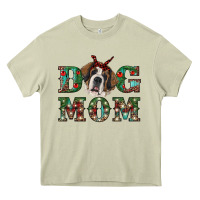 Mossy christmas st. bernard dog mom Heavy Core Tee - RanaPortraitStore