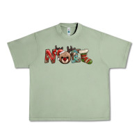 Oil Green noel with sock and reindeer Urban Heavy Tee - AdoDesignShop