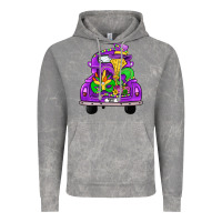 Cloud Rock farm truck, mardi gras Vintage Hoodie - JahusDesignShop