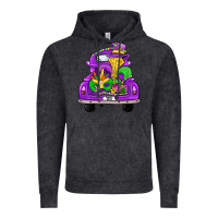 Vintage Black farm truck, mardi gras Vintage Hoodie - JahusDesignShop