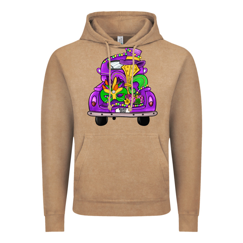 Farm Truck, Mardi Gras Vintage Hoodie by JahusDesignShop | Teevron