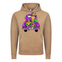 Vintage Coffee farm truck, mardi gras Vintage Hoodie - JahusDesignShop