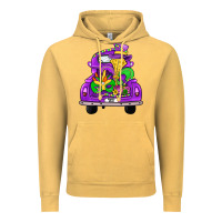 Vintage Mustard farm truck, mardi gras Vintage Hoodie - JahusDesignShop