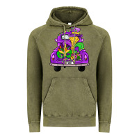 Vintage Olive farm truck, mardi gras Vintage Hoodie - JahusDesignShop