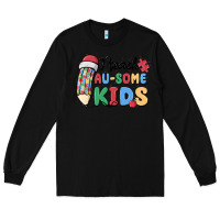 Black i teac au some kids Long Sleeve Tee - MaliasSmallBusiness
