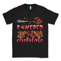 Black powered by chocolate Classic Tee - AdoDesignShop