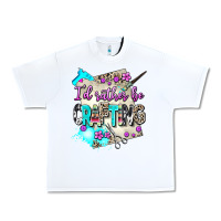 White i d rather be crafting Urban Heavy Tee - AdoDesignShop