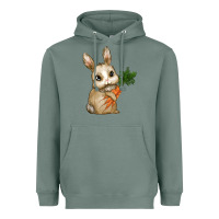 Sage eastrt bunny carrot Heavyweight Hoodie - RanaPortraitStore