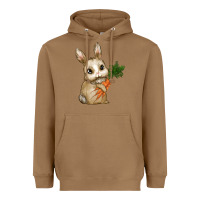 Toasted Coconut eastrt bunny carrot Heavyweight Hoodie - RanaPortraitStore