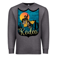 Charcoal Heather Rodeo Name Tag Premium Sweatshirt - Bettercallsaul