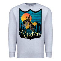 Heather Grey Rodeo Name Tag Premium Sweatshirt - Bettercallsaul
