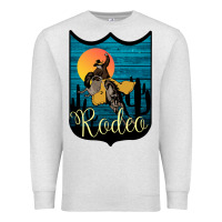 Oatmeal Heather Rodeo Name Tag Premium Sweatshirt - Bettercallsaul