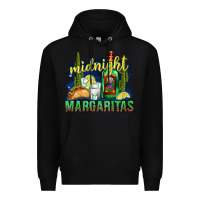 Black Midnight Margaritas Premium Hoodie - texasbilliewilder