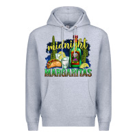 Heather Grey Midnight Margaritas Premium Hoodie - texasbilliewilder