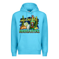 Ocean Blue Midnight Margaritas Premium Hoodie - texasbilliewilder