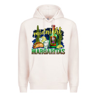 Pale Pink Midnight Margaritas Premium Hoodie - texasbilliewilder