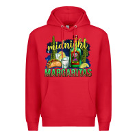 Red Midnight Margaritas Premium Hoodie - texasbilliewilder